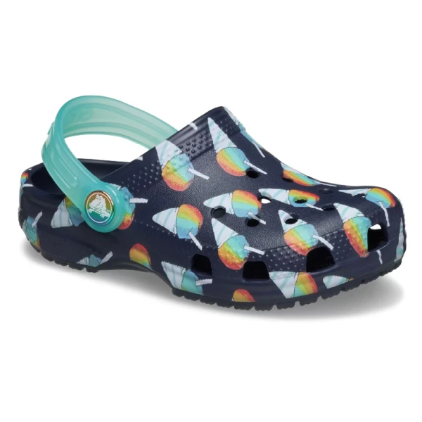 CROCS CLASSIC CLOG T SNOW CONE NAVY