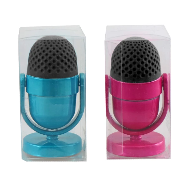 THE LITTLIES ERASER-SHARPENER MICROPHONE IN BOX - 2 COLOURS