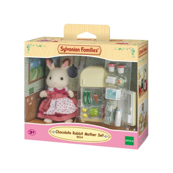 THE SYLVANIAN FAMILIES-CHOCO RABBIT MOTHER SET (FRIDGE)