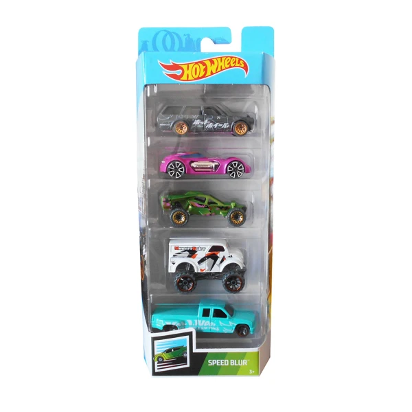 ΑΥΤΟΚΙΝΗΤΑΚΙΑ HOT WHEELS ΣΕΤ ΤΩΝ 5 - ΔΙΑΦΟΡΑ ΣΧΕΔΙΑ