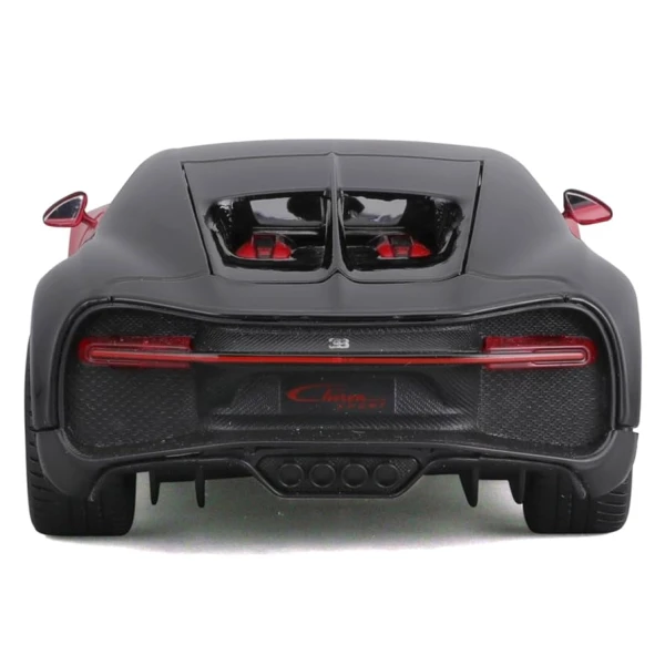 MAISTO 1:24 SPECIAL EDITION BUGATTI CHIRON SPORT BLACK RED