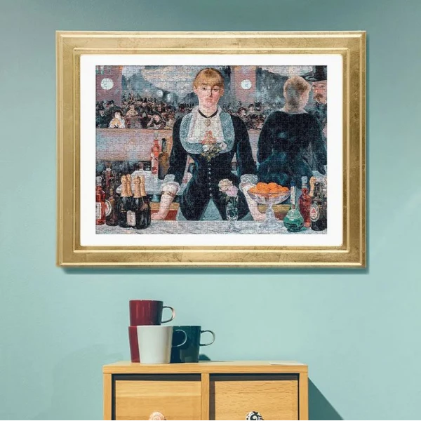 CLEMENTONI PUZZLE MUSEUM COLLECTION MANET: A BAR AT THE FOLIES-BERGER 1000 PCS