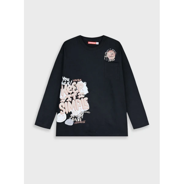ENERGIERS BLOUSE BOY BLACK