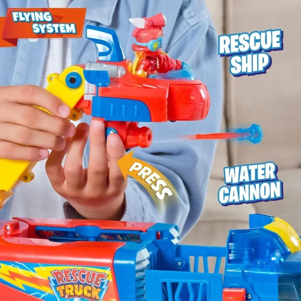 SUPERTHINGS VEHICLE WITH LIGHTS AND SOUNDS 2 IN 1 RESCUE TRUCK FORS AGES 3+