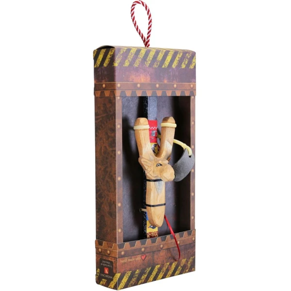 SYNCHRONIA HANDMADE CANDLE 30 cm SLINGSHOT MOOSE