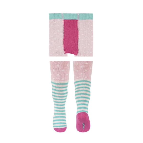 SOXO INFANT COLORFUL TIGHTS PINK