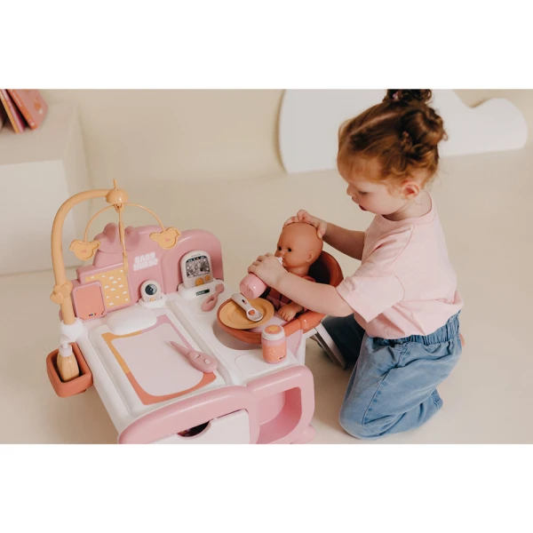 SMOBY BABY NURSE ΣΕΤ ΥΠΝΟΥ ΚΑΙ ΦΡΟΝΤΙΔΑΣ ΚΟΥΚΛΑΣ
