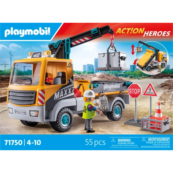 PLAYMOBIL ACTION HEROES ΦΟΡΤΗΓΟ ΜΕ ΓΕΡΑΝΟ