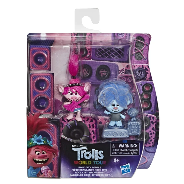 TROLLS BOBBLE HEAD FIGURES - 2 DESIGNS