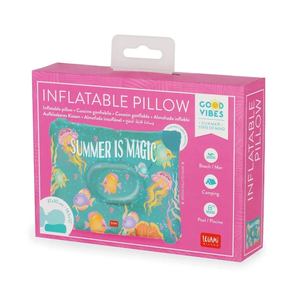 LEGAMI INFLATABLE PILLOW SUMMER IS MAGIC