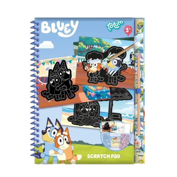 TOTUM SCRATCH BOOK BLUEY