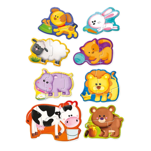 SAPIENTINO EDUCATIONAL GAME BABY ANIMALS FOR AGES 2-4