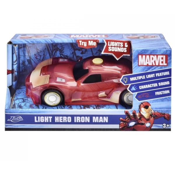 JADA CAR 1:32 MARVEL LIGHT HERO IRON MAN