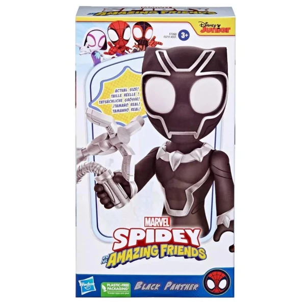 SPIDERMAN MARVEL SPIDEY AND HIS AMAZING FRIENDS SUPERSIZED HERO BLACK PANTHER