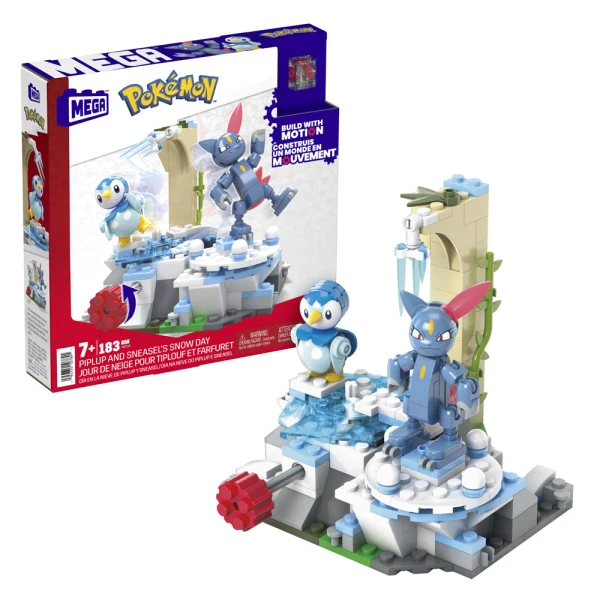 MEGA POKEMON - PIPLUP AND SNEASEL IN THE SNOW