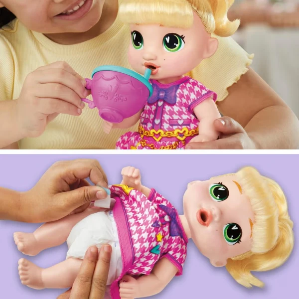 BABY ALIVE ΚΟΥΚΛΑ ΜΩΡΟ BUBBLY TEA PARTY LALA GOOGOO