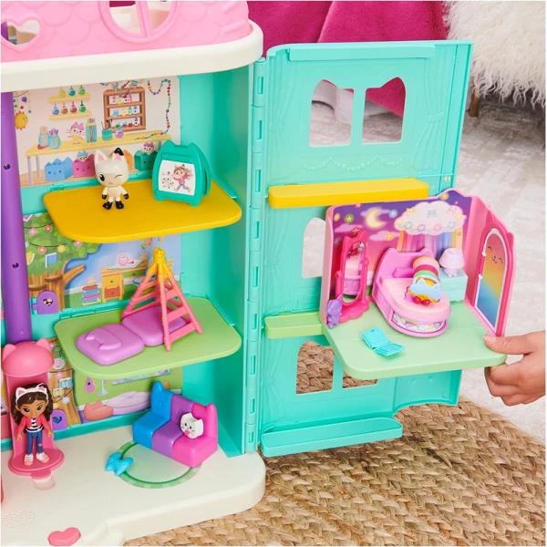 GABBY\'S DOLLHOUSE MINI SET DOLLHOUSE ROOMS - BEDROOM