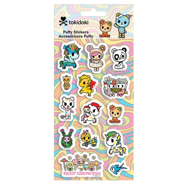 ΑΥΤΟΚΟΛΛΗΤΑ PUFFY 10X22 εκ. - TOKIDOKI