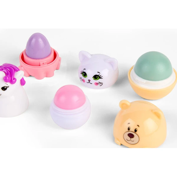  LULU BLUSH SET LIP BALM ANIMALS
