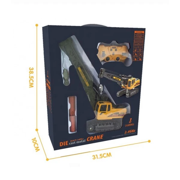 REMOTE CONTROL TOWER CRANE WITH CRAWLERS USB 2.4GHZ