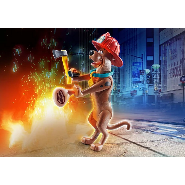 PLAYMOBIL SCOOBY-DOO ΣΥΛΛΕΚΤΙΚΗ ΦΙΓΟΥΡΑ SCOOBY ΠΥΡΟΣΒΕΣΤΗΣ