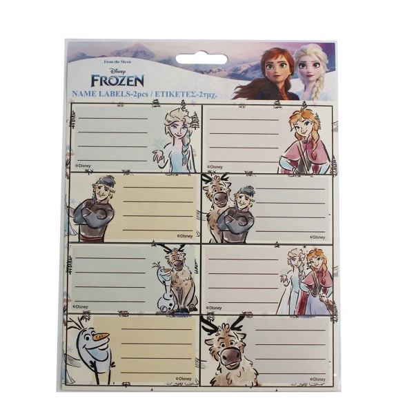 STICKER LABELS 2 pcs FROZEN