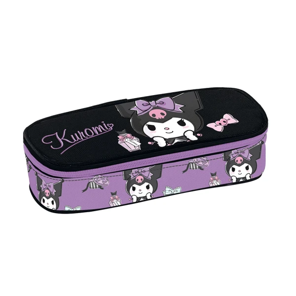 OVAL PENCIL CASE - SKETCH KUROMI