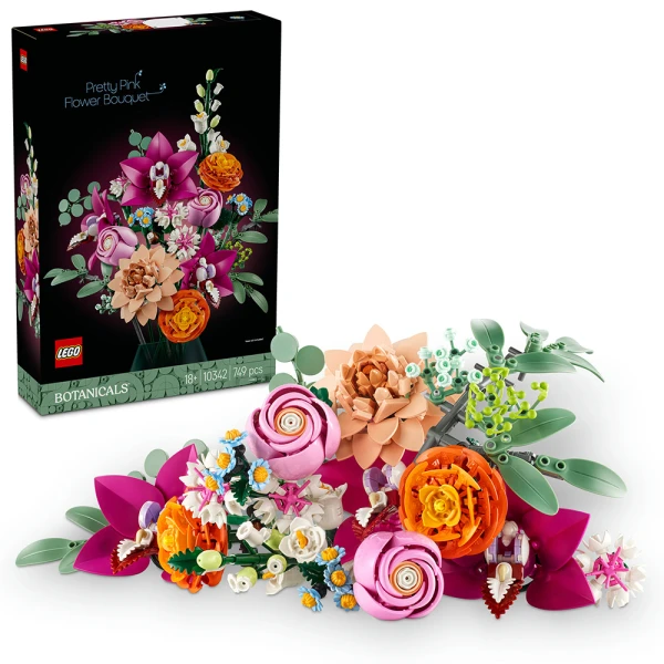 LEGO® BOTANICALS ΌΜΟΡΦΟ ΜΠΟΥΚΕΤΟ ΜΕ ΡΟΖ ΛΟΥΛΟΥΔΙΑ