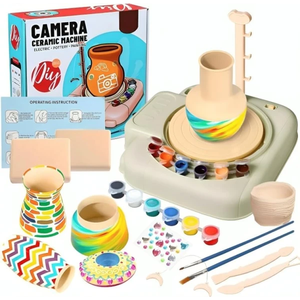 CAMERA SHAPED POTTERY CERAMIC MACHINE