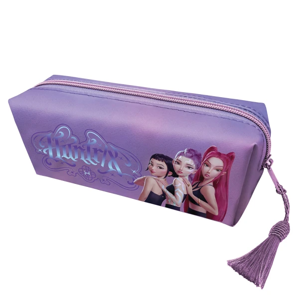 K-POP DEMON HUNTERS PENCIL CASE WITH TASSEL PULLER