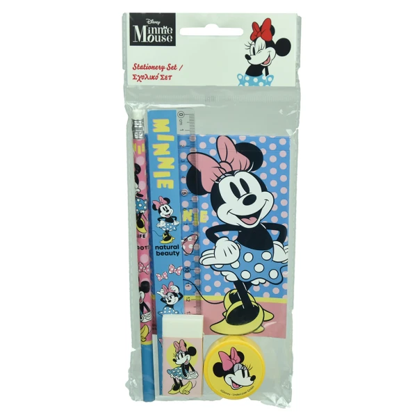 STATIONERY SET & NOTEBOOK MINNIE
