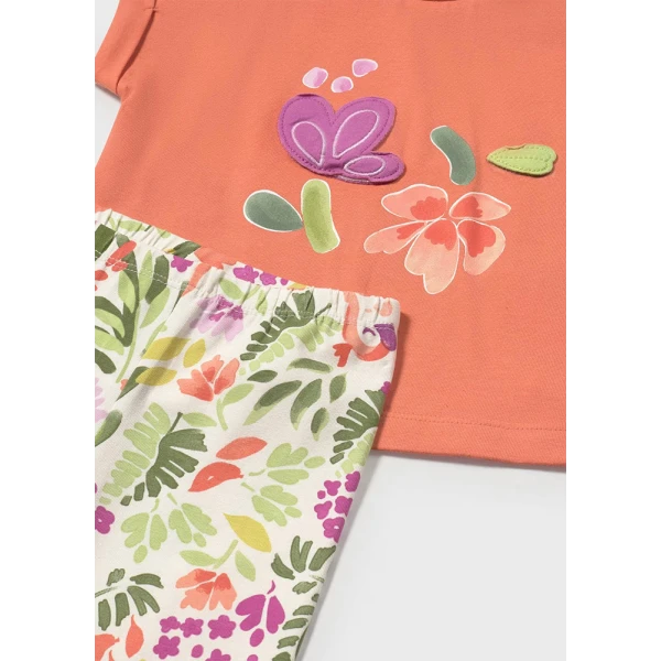 MAYORAL SET LEGGINGS PRINTED CARROT 
