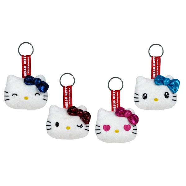 SOFTIES HELLO KITTY PLUSH KEYCHAIN 7 cm - 4 DESIGNS
