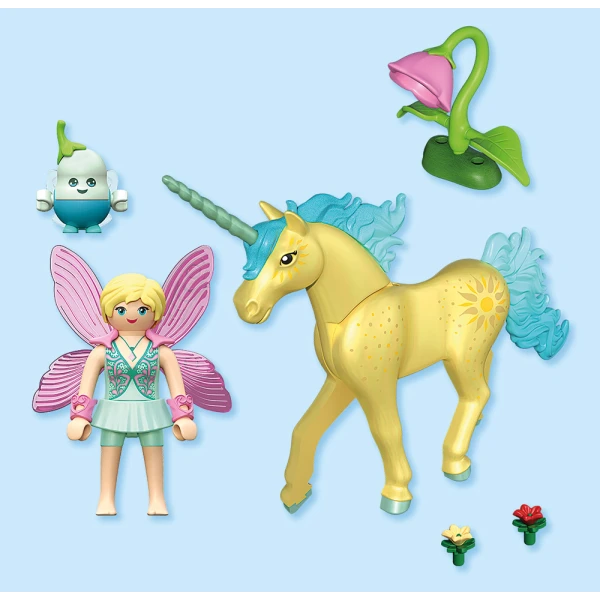 PLAYMOBIL UNICORN WITH BLUE MANE