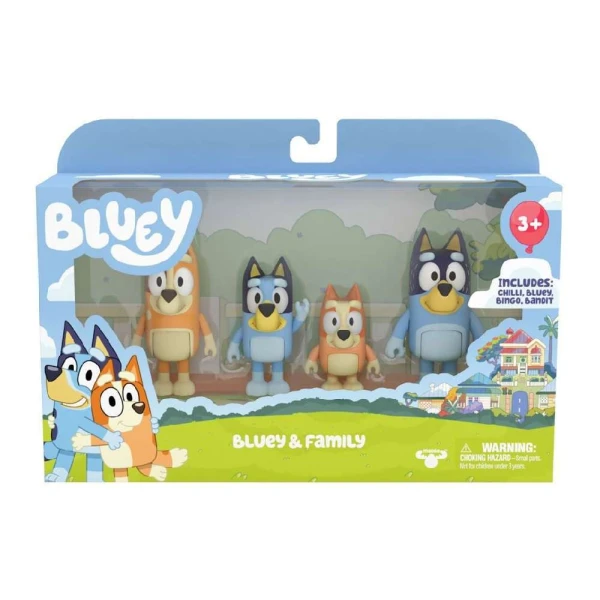 BLUEY ΣΕΤ 4 ΦΙΓΟΥΡΕΣ ΟΙΚΟΓΕΝΕΙΑ