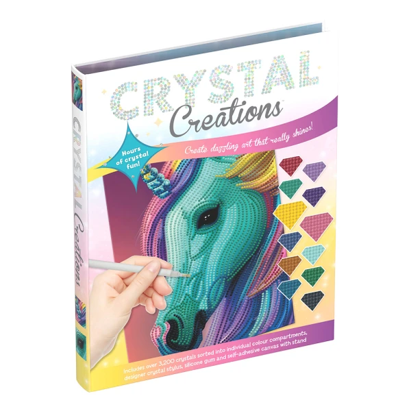 HINKLER CRYSTAL CREATIONS 6 NEON UNICORN