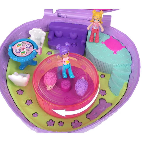 POLLY POCKET POLLY\'S WORLD - SET HEDGEHOG COFFEE SHOP