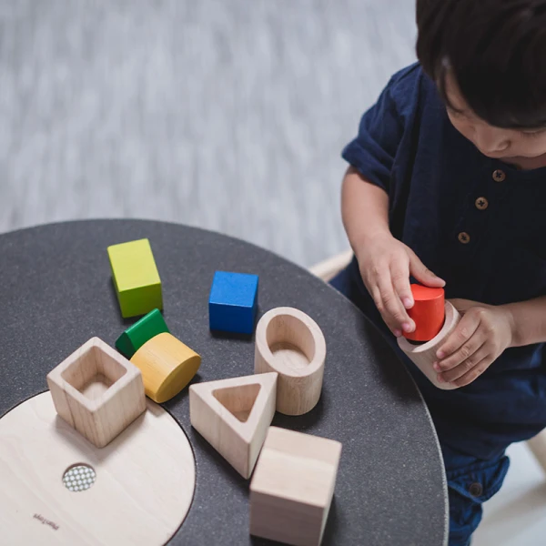 PLAN TOYS ΞΥΛΙΝΟ ΠΑΙΧΝΙΔΙ ΤΑΙΡΙΑΞΕ ΤΑ ΣΧΗΜΑΤΑ