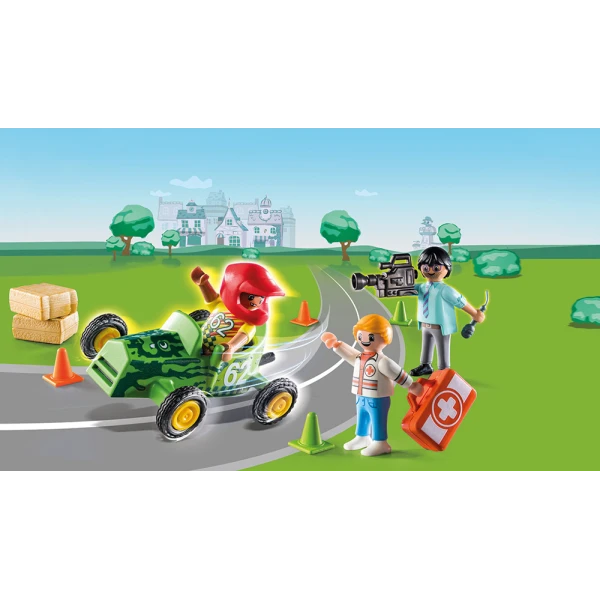 PLAYMOBIL DUCK ON CALL - ΕΠΙΧΕΙΡΗΣΗ ΔΙΑΣΩΣΗΣ: ΔΙΑΣΩΣΗ ΣΤΑ GO-KART!
