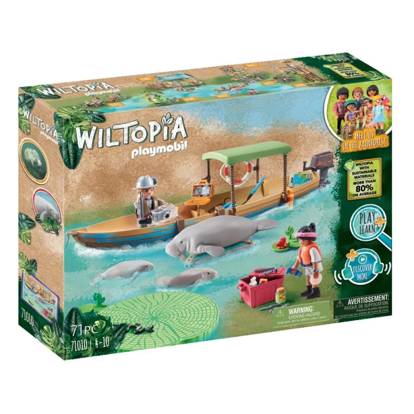 PLAYMOBIL WILTOPIA ΕΚΔΡΟΜΗ ΜΕ ΠΟΤΑΜΟΠΛΟΙΟ ΣΤΟΝ ΑΜΑΖΟΝΙΟ