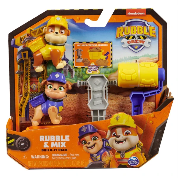 PAW PATROL RUBBLE & CREW BUILT-IT PACK - 2 DESIGNS