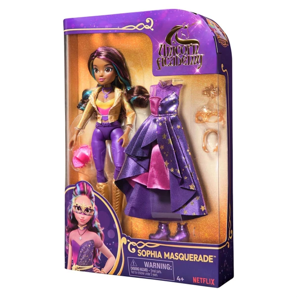 UNICORN ACADEMY FASHION DOLL DELUXE SOPHIA MASQUERADE