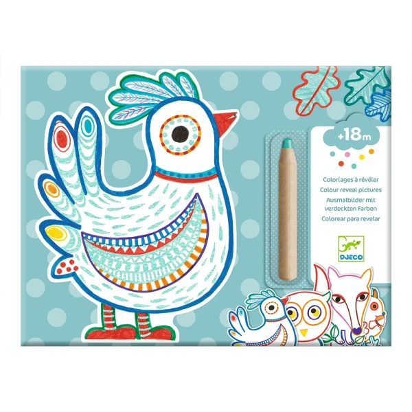 DJECO PAINTING WITH MAGIC PENCIL - FOREST ANIMALS