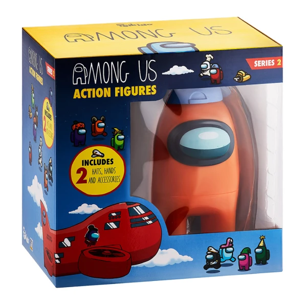 P.M.I. AMONG US ΦΙΓΟΥΡΑ ΔΡΑΣΗΣ 17 εκ. S2 1 PACK AU6502 - 4 ΣΧΕΔΙΑ