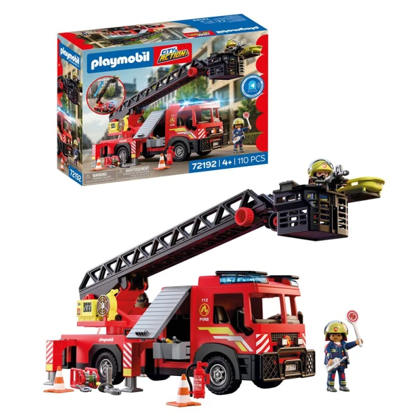 PLAYMOBIL CITY ACTION ΠΥΡΟΣΒΕΣΤΙΚΟ ΟΧΗΜΑ ΜΕ ΣΚΑΛΑ ΚΑΙ ΚΑΛΑΘΙ