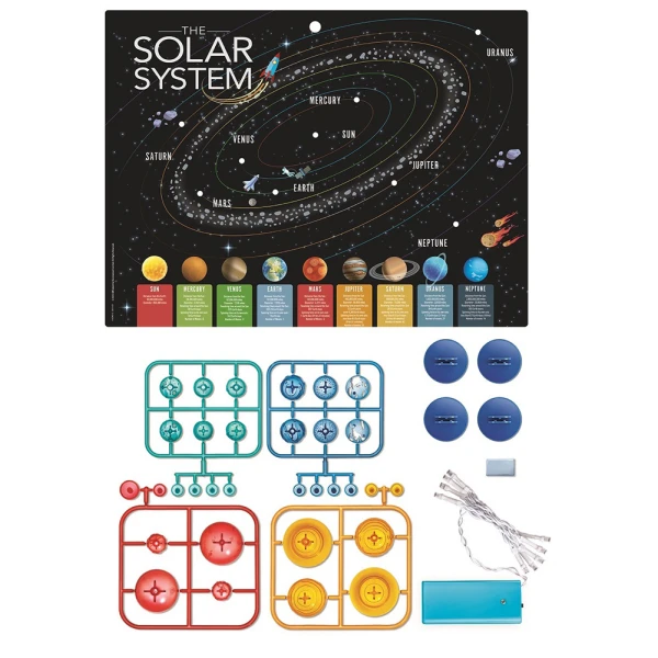4M 3D SOLAR SYSTEM LIGHT-UP POSTER