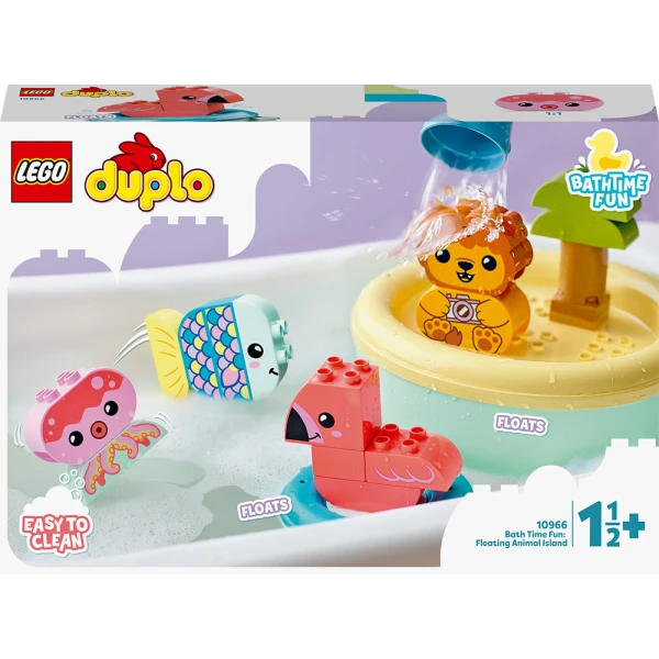 LEGO® DUPLO® ΔΙΑΣΚΕΔΑΣΗ ΣΤΟ ΜΠΑΝΙΟ: ΝΗΣΙ ΖΩΩΝ ΠΟΥ ΕΠΙΠΛΕΕΙ