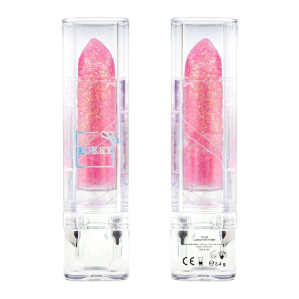 LUKKY LIPSTICK WITH GLITTER - 3 COLORS