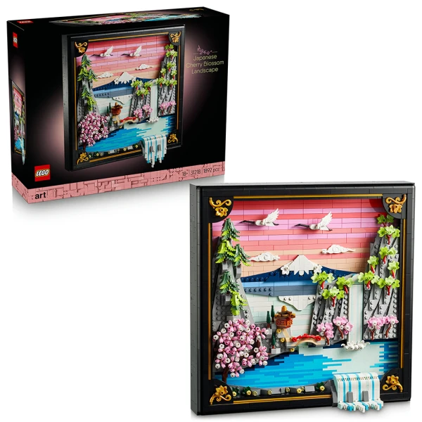 LEGO® ART ΙΑΠΩΝΙΚΟ ΤΟΠΙΟ ΜΕ ΑΝΘΙΣΜΕΝΕΣ ΚΕΡΑΣΙΕΣ