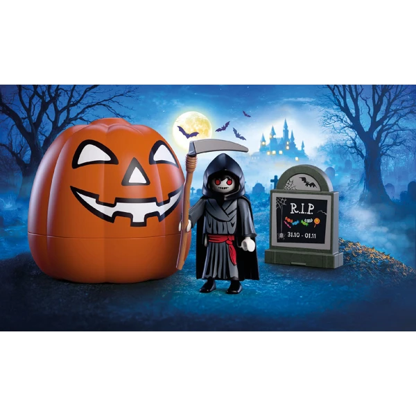 PLAYMOBIL HALLOWEEN GRIM REAPER WITH SCYTHE